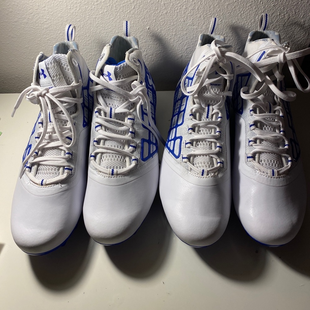 Under Armour lot of 2 lacrosse/football cleat 11.5
